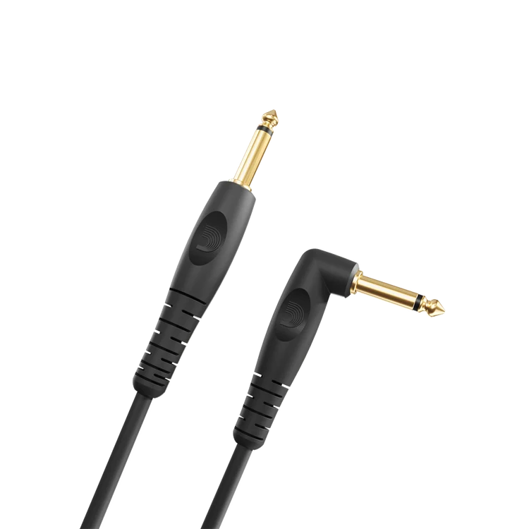 D'Addario Custom Series Instrument Cable 10ft Angle