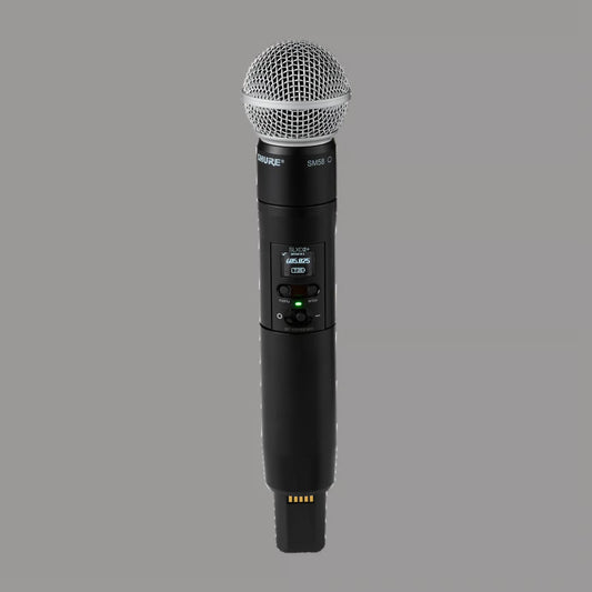 Shure SLXD2+ Digital Wireless Handheld Transmitter with SM58 Capsule (Handheld Only)