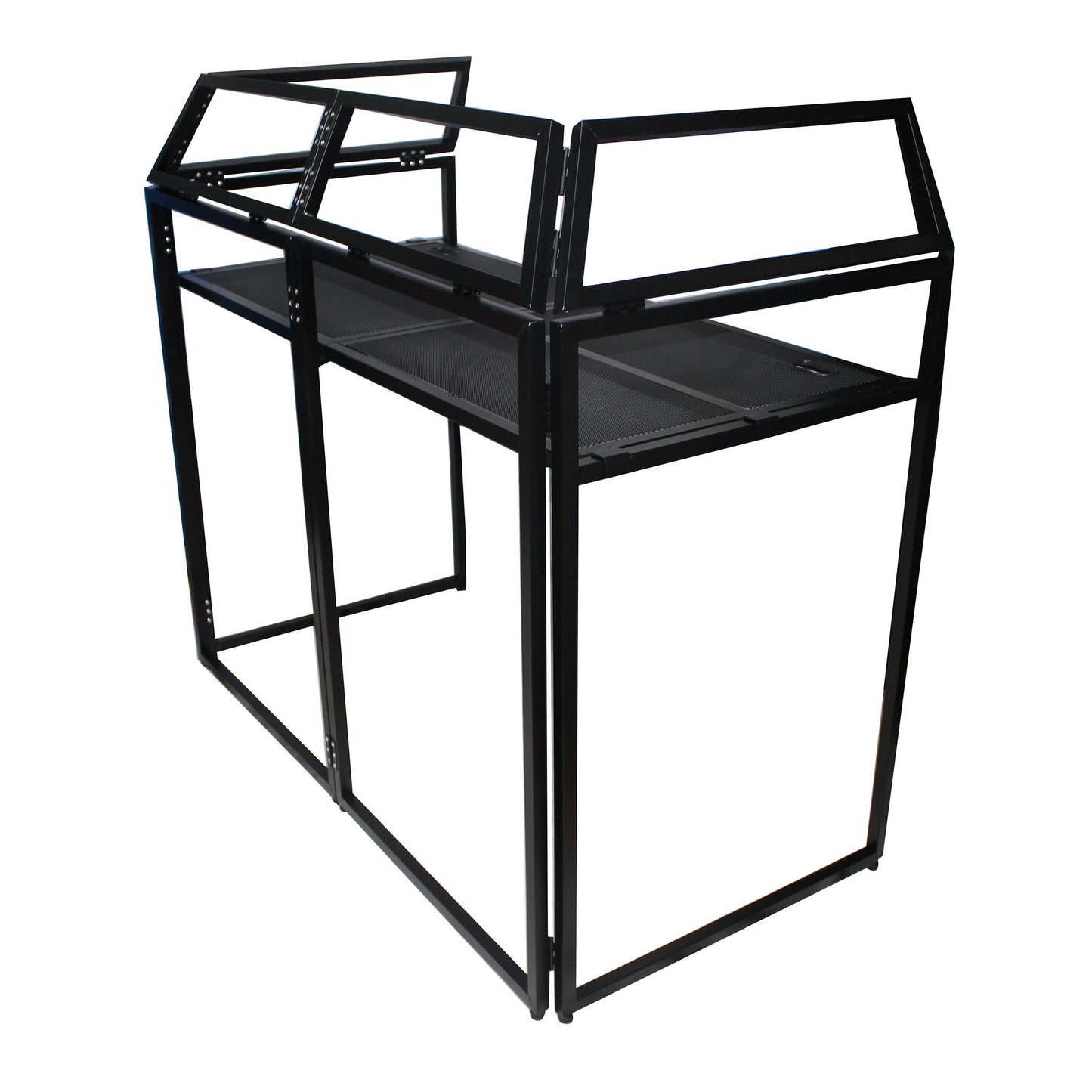 ProX XF-MESA-MK2 Mesa MK2 DJ Facade Table Station Includes White & Black Scrims and Padded Carry Bag