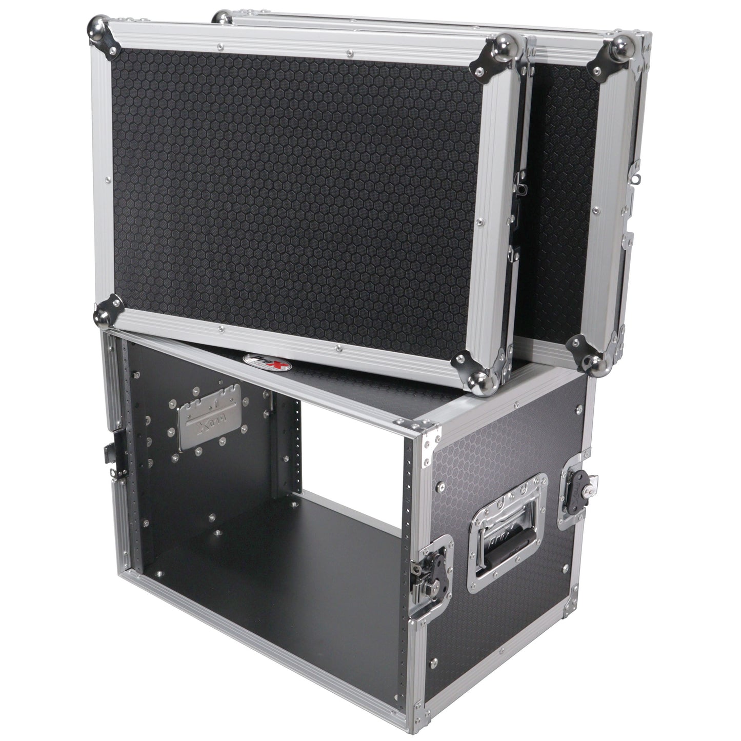 ProX X-8UE 8U Deluxe Effects Rack Case 14 In Deep Rail to Rail