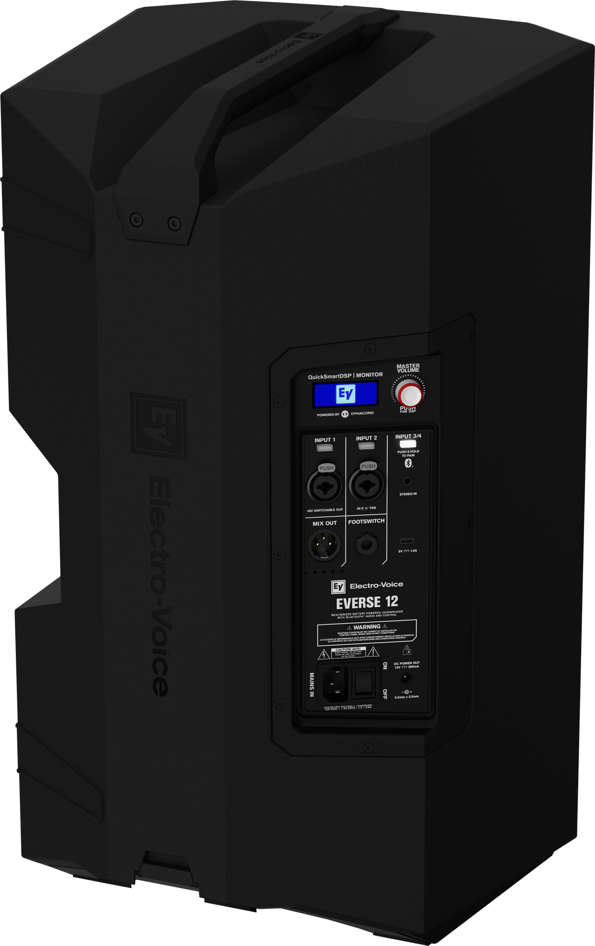Electro-Voice Everse 12 12-inch 2-way Battery-powered PA Speaker - Black