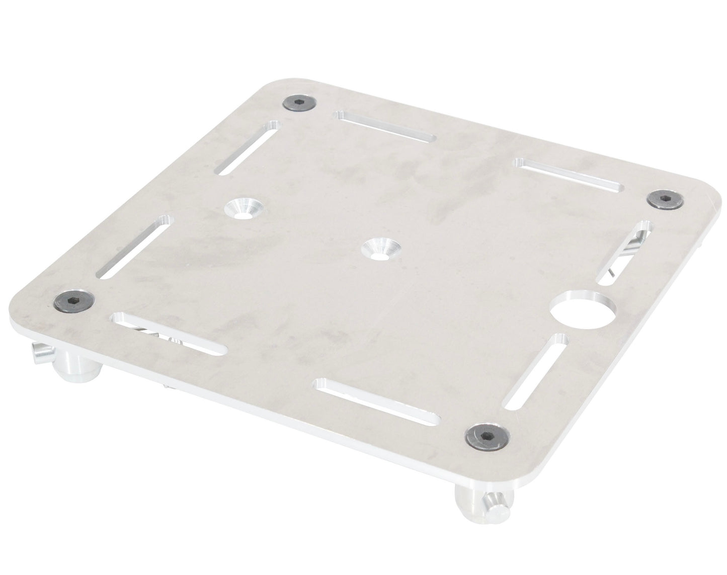 ProX XT-BP12A 12" (Single) Aluminum 6mm Slotted Holes Truss Base Plate for F34 F32 F31 Conical Square Truss with Connectors