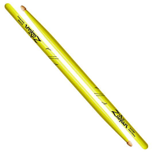 Zildjian 5A Acorn Neon Yellow Drum Sticks