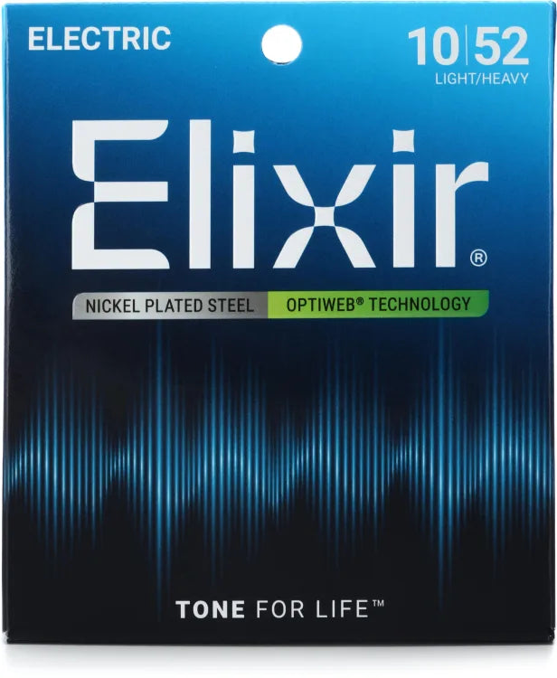 Elixir Optiweb Electric Guitar Strings - .010-.052 Light/Heavy