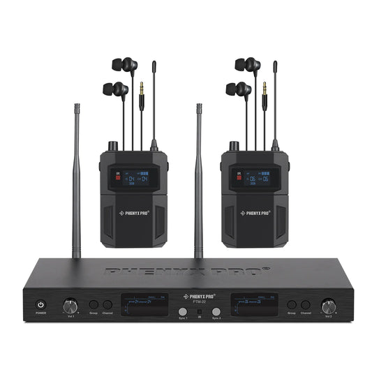Phenyx Pro PTM-22-2B Wireless In-Ear Monitor System