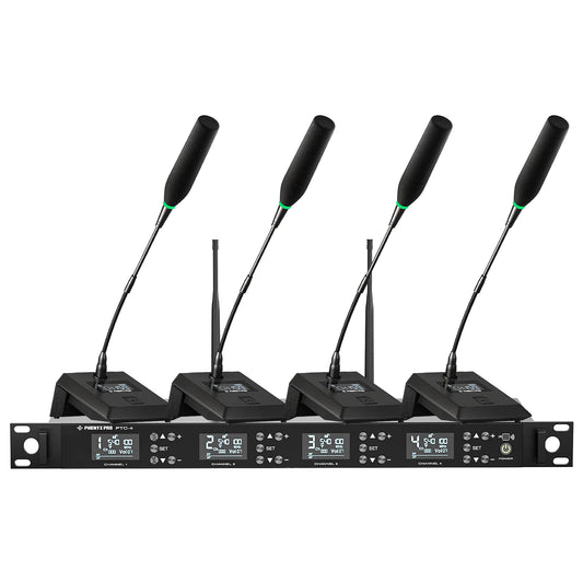 Phenyx Pro PTC-4 Wireless Conference Microphone System