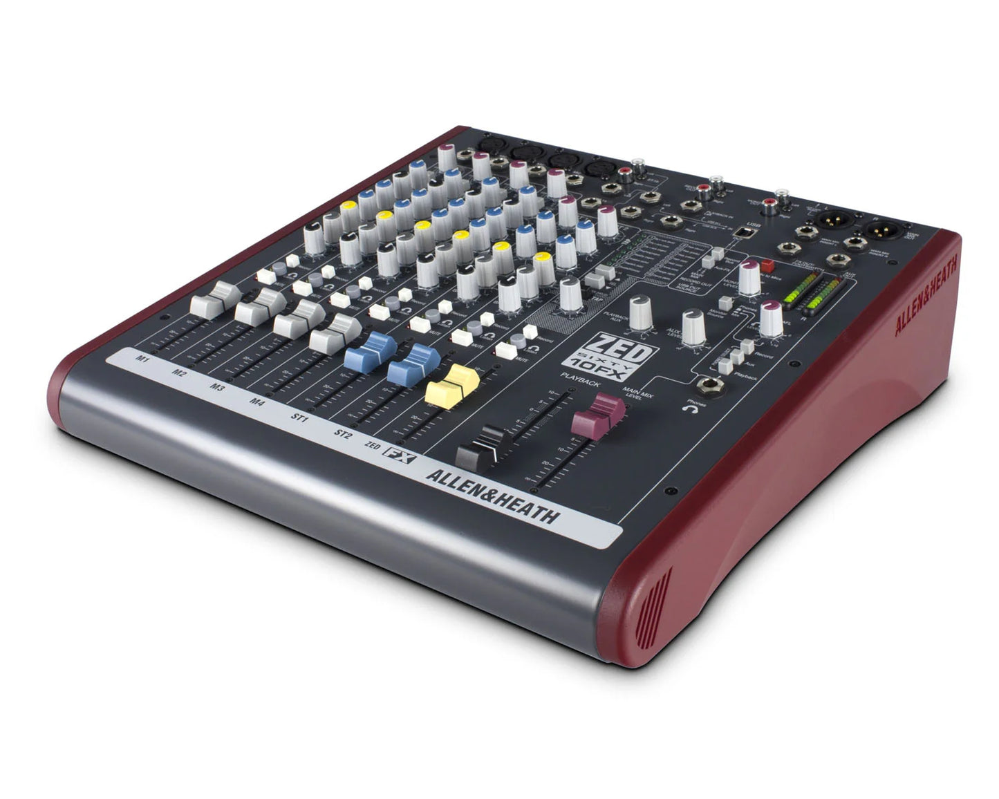 Allen & Heath ZED60-10FX 10-channel Mixer with USB Audio Interface and Effects