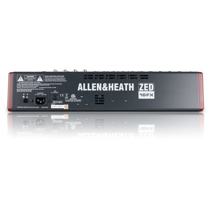 Allen & Heath ZED-16FX 16-channel Mixer with USB Audio Interface and Effects