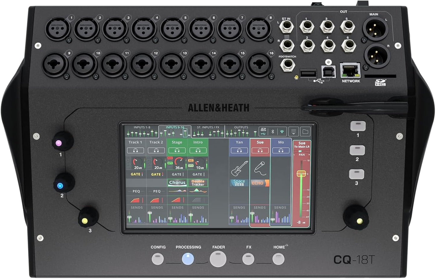 Allen & Heath CQ-18T 16-channel Digital Mixer