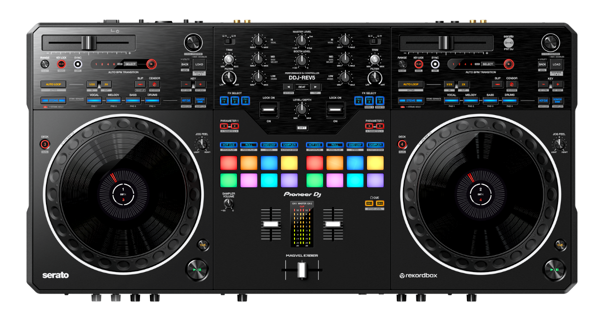 Pioneer DJ DDJ-REV5 4-deck DJ Controller with Stem Separation