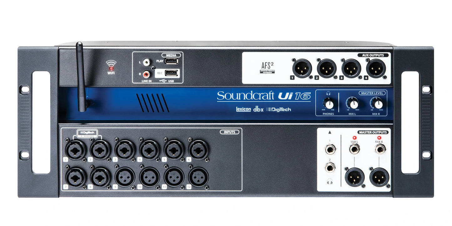 Soundcraft Ui16 16-channel Remote-controlled Digital Mixer