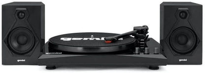 Gemini TT-900BB Vinyl Record Player Turntable With Bluetooth and Dual Stereo Speakers Black