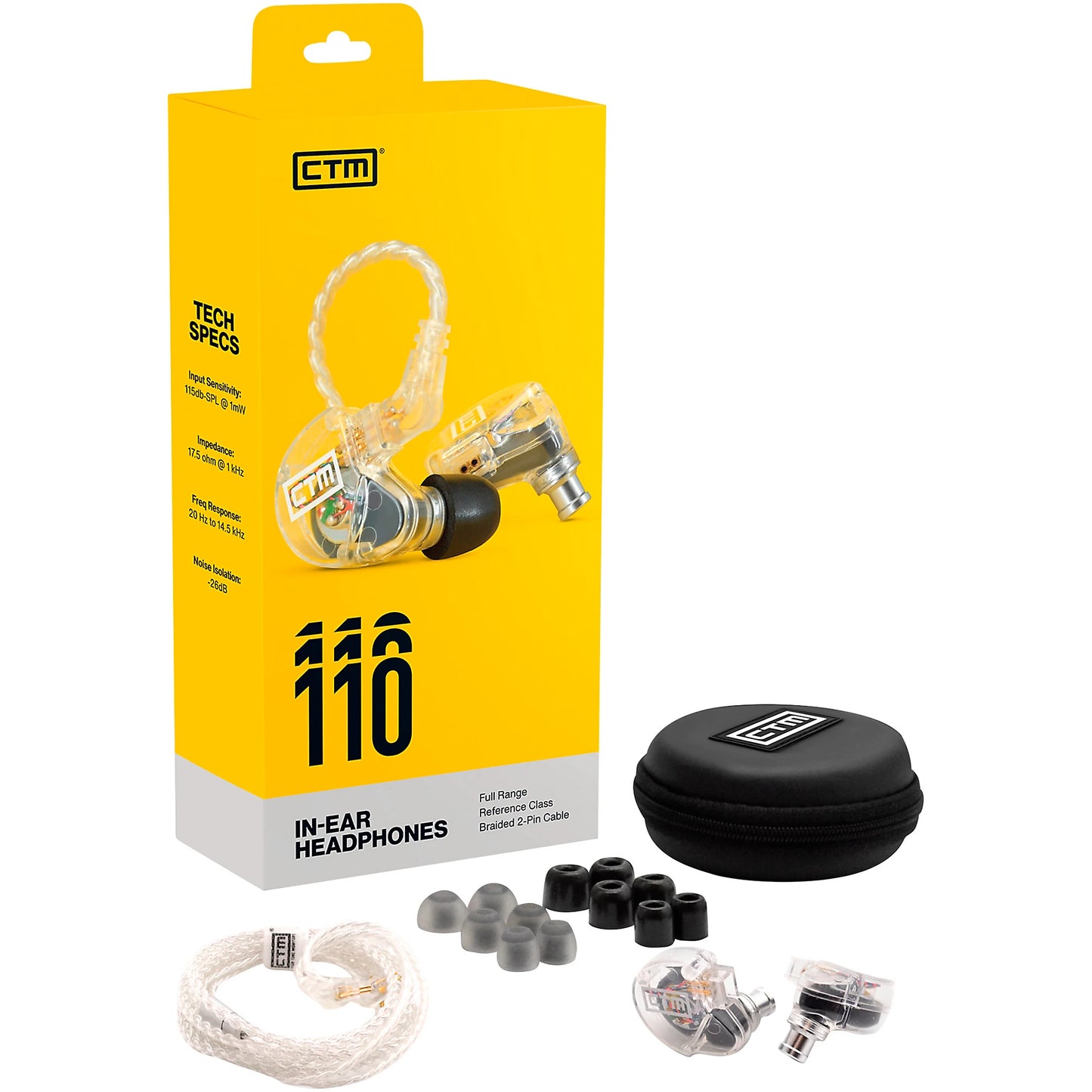 CTM 110 In-Ears Headphones Clear