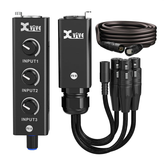 Xvive PX System Portable 3-Channel Personal Mixer