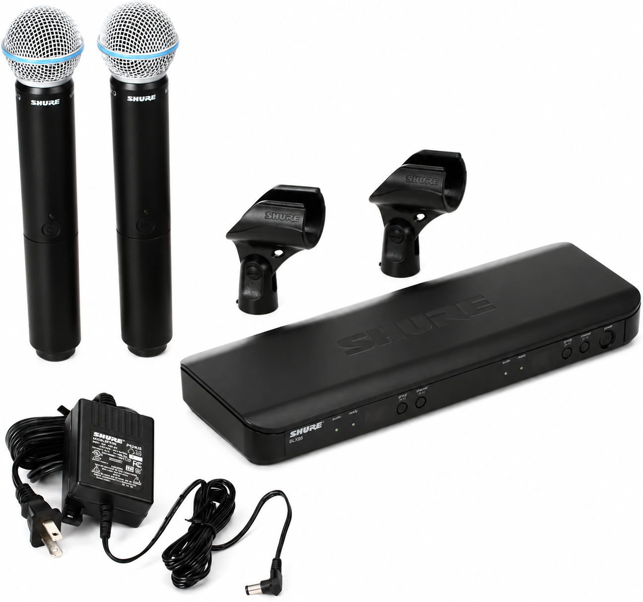 Shure BLX288/B58 Dual Channel Wireless Handheld Microphone System