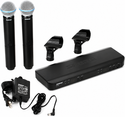 Shure BLX288/B58 Dual Channel Wireless Handheld Microphone System