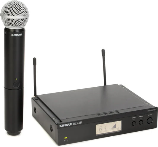 Shure BLX24R/SM58 Wireless Handheld Microphone System