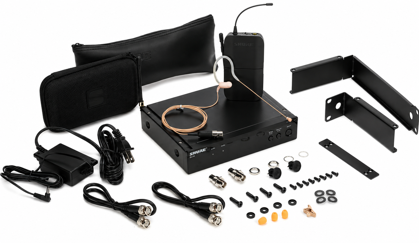 Shure BLX14R/MX53 Wireless Headworn Microphone System