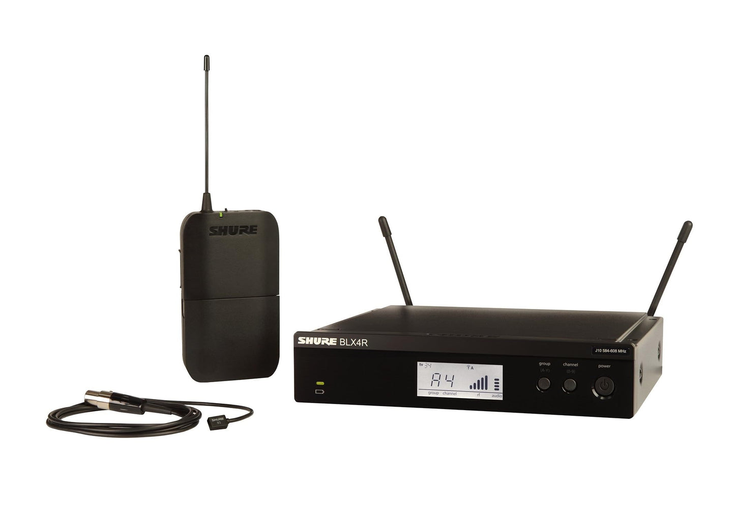 Shure BLX14R/W93 Wireless Lavalier Microphone System