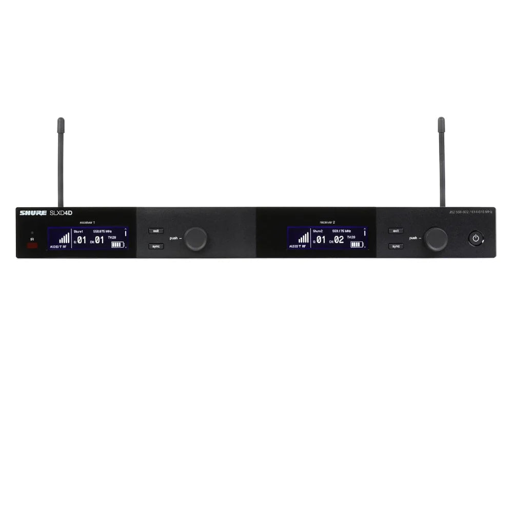 Shure SLXD24D/SM58 Dual-Channel Digital Wireless Handheld Microphone System with SM58 Capsules