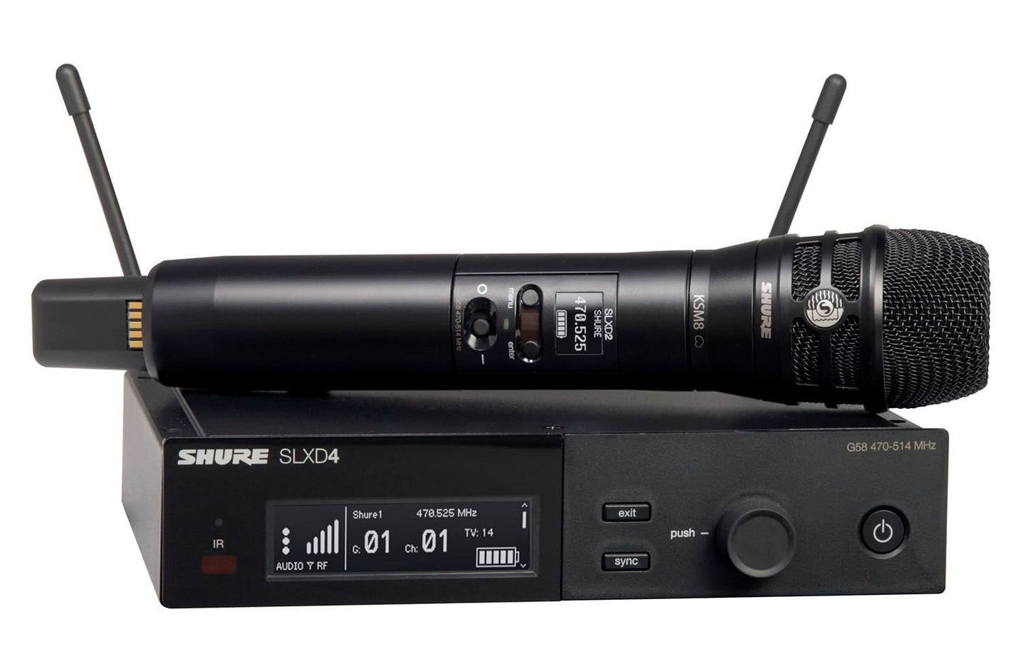Shure SLXD24/K8B Digital Wireless Handheld Microphone System