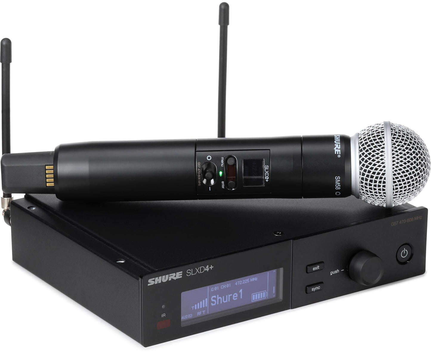 Shure SLXD24+/SM58 Digital Wireless Handheld System