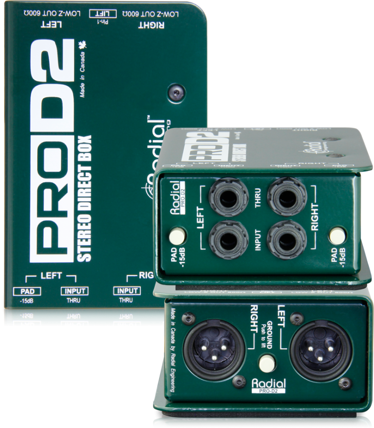 Radial ProD2 Stereo Passive Direct Box