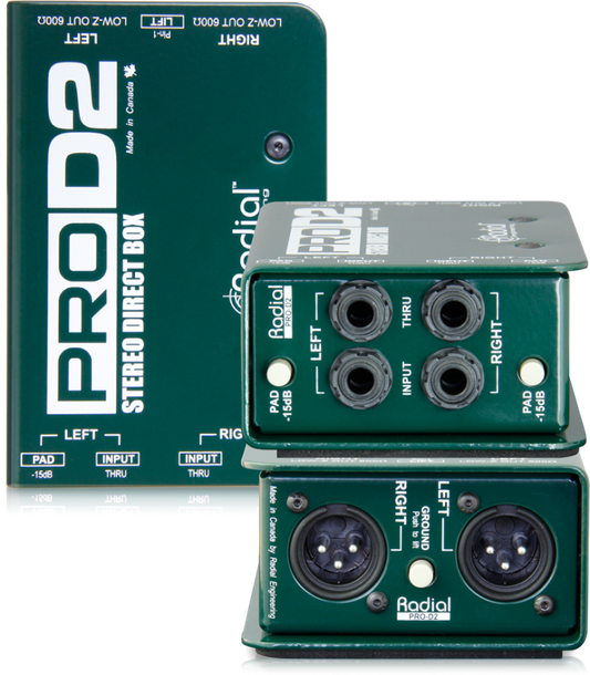 Radial ProD2 Stereo Passive Direct Box