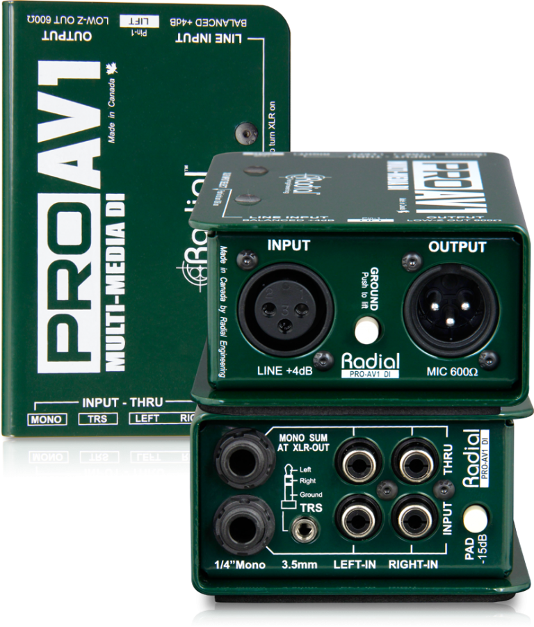 Radial ProAV1 Multimedia Direct Box