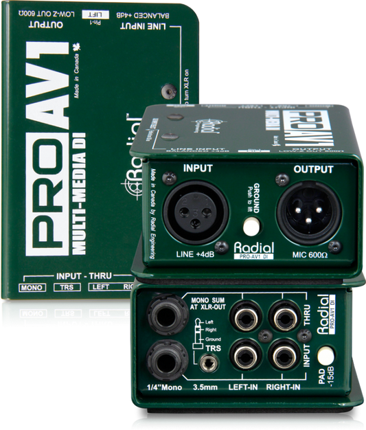 Radial ProAV1 Multimedia Direct Box