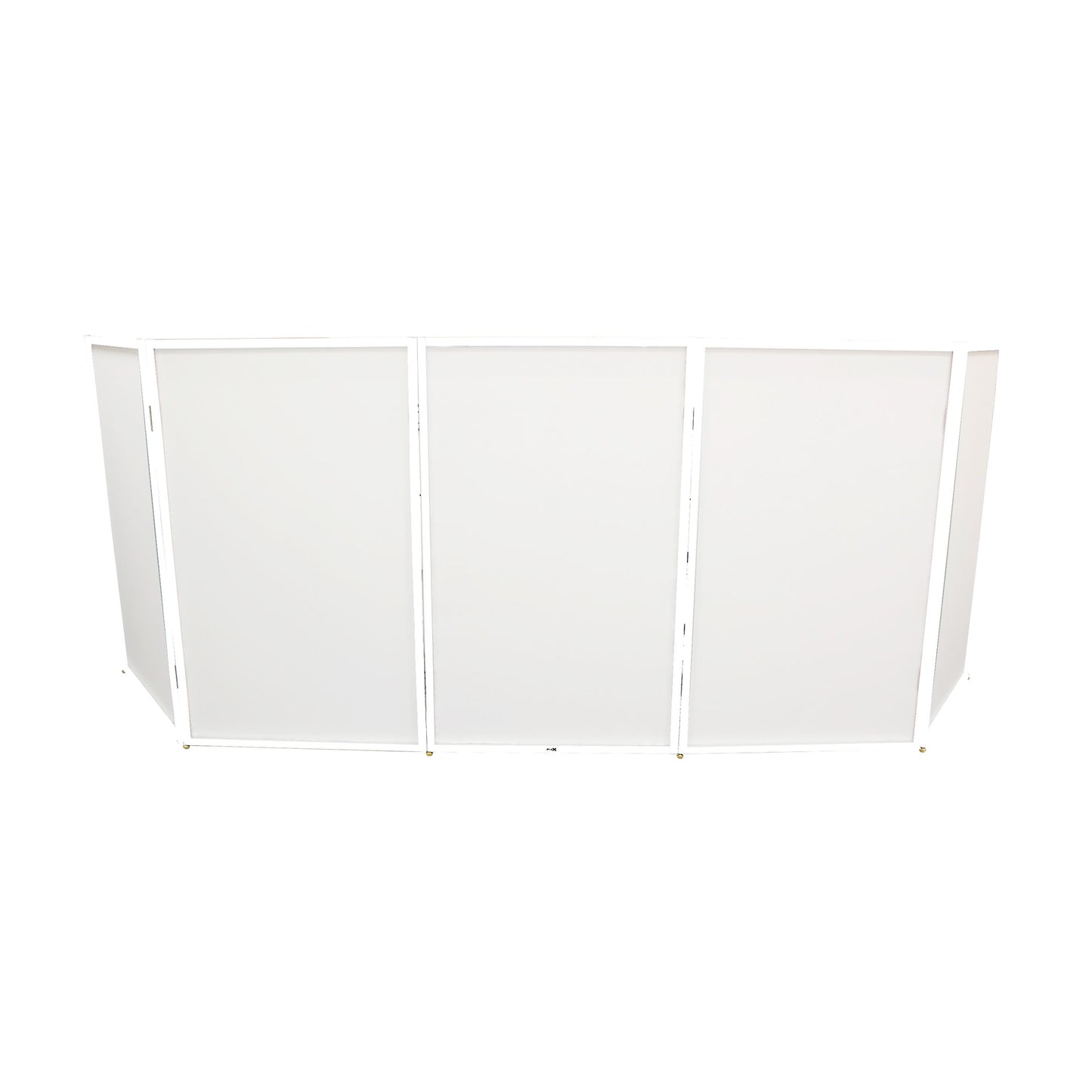 ProX XF-5X3048 5 Panel Black Frame DJ Facade W-Stainless Quick Release 180 Deg. Hinges