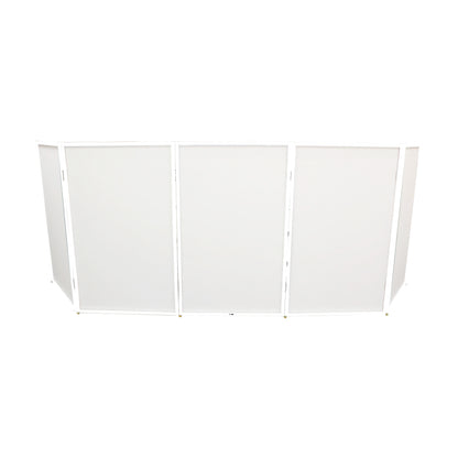 ProX XF-5X3048 5 Panel Black Frame DJ Facade W-Stainless Quick Release 180 Deg. Hinges
