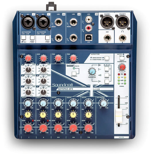 Soundcraft Notepad-8FX 8-Channel Mixer