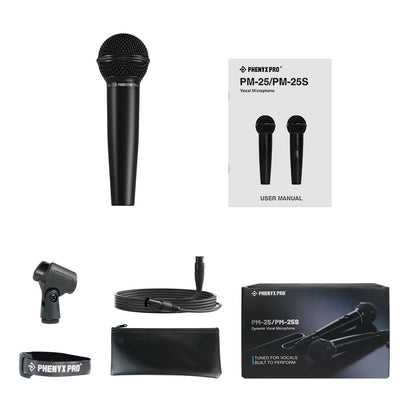 Phenyx Pro PM-25 Dynamic Cardioid Vocal Microphone