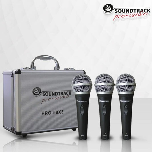 Soundtrack PRO-58X3 Wired Microphone Set