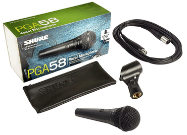 Shure PGA58 Cardioid Dynamic Vocal Microphone