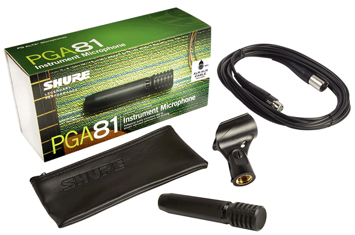 Shure PGA81-XLR Small-diaphragm Condenser Microphone