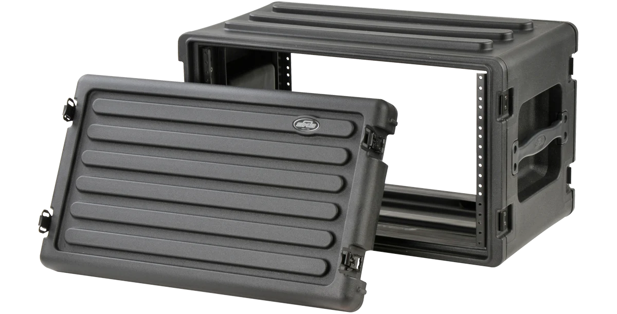 SKB Cases 6U Shallow Rack Case w/ Steel Rails 1SKB-R6S