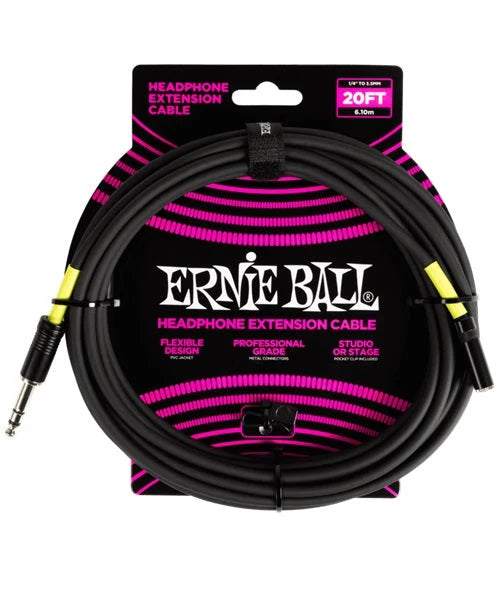 Ernie Ball Headphone Extension Cable 20ft PO6423