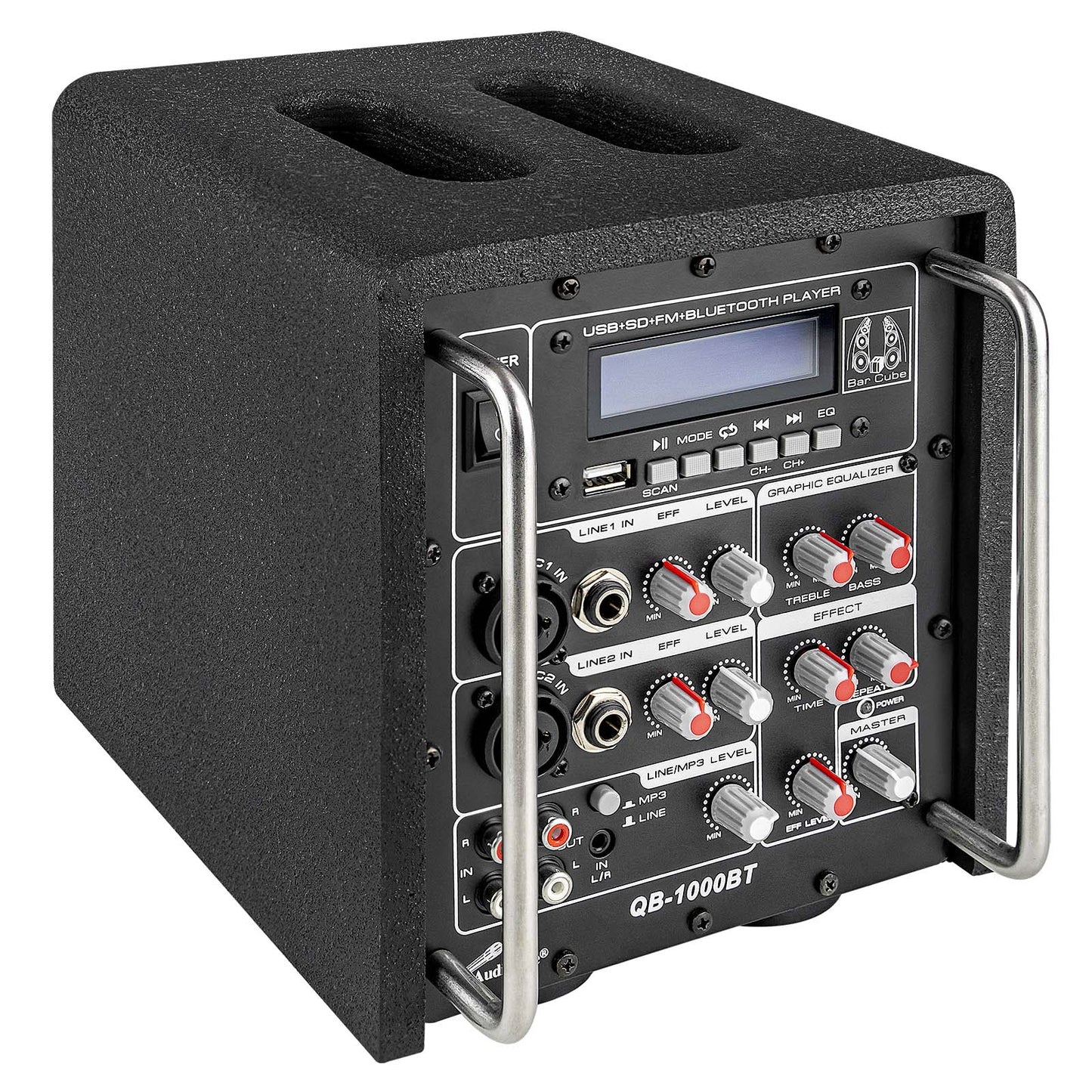 Audiopipe QB-1000BT Bar Cube Power Amplifier