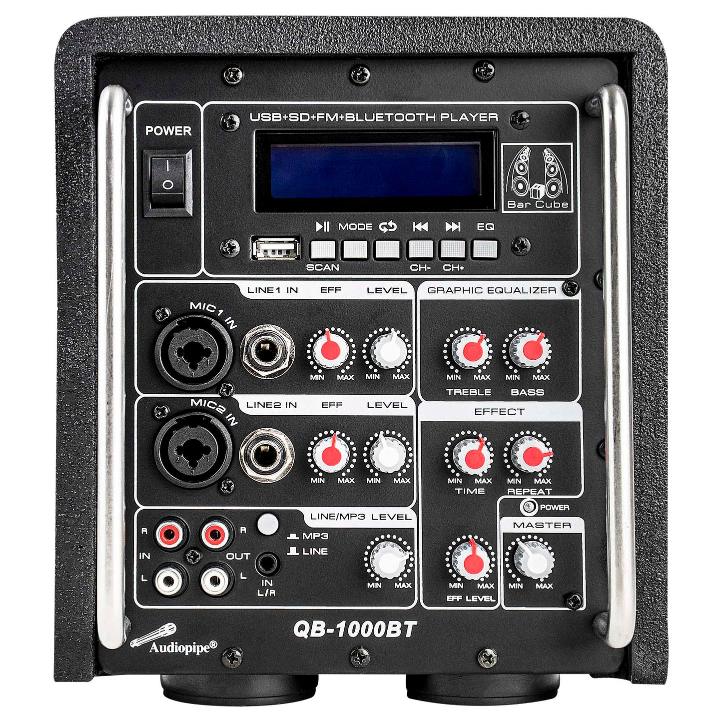 Audiopipe QB-1000BT Bar Cube Power Amplifier