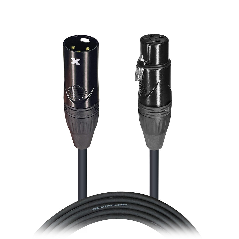ProX XC-MIC25 25Ft. Balanced XLR-F to XLR-M High Performance Microphone Cable