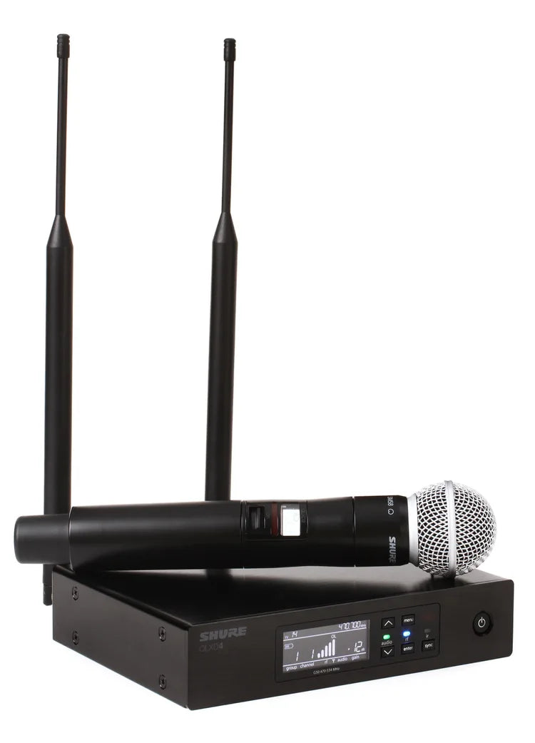 Shure QLXD24/SM58 Digital Wireless Handheld Microphone System - G50 Band