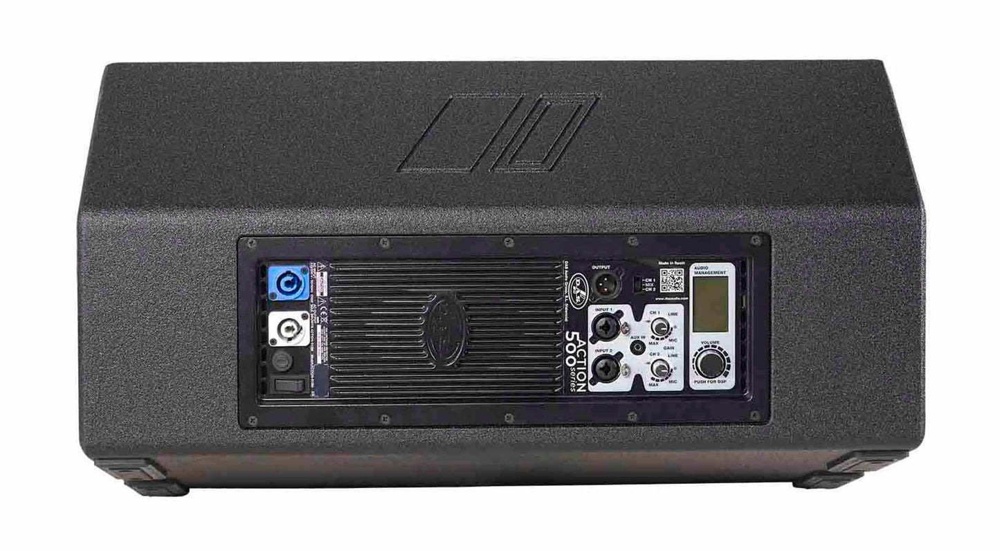 D.A.S. Audio ACTION-M512A Two-Way 12" 1000W Powered Stage Monitor Speaker with DSP Processor