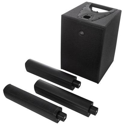 D.A.S. Audio ALTEA-DUO-20A Active 1000W 10" 3-Way Portable Column Loudspeaker System (Black)