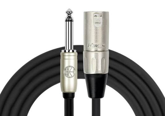 Kirlin 1/4-XLRM Cable 6ft MP-481PR