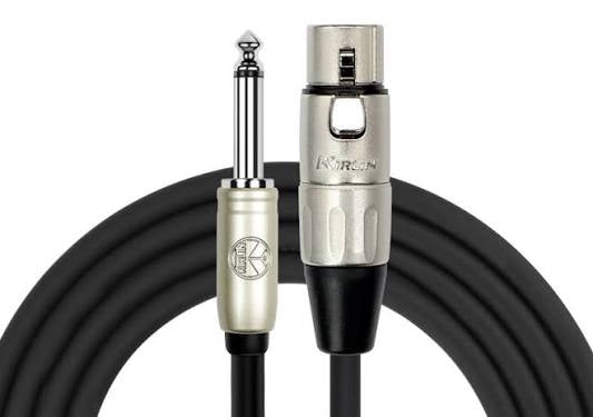 Kirlin 1/4-XLRF Cable 6ft MP-482PR
