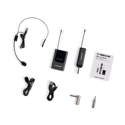 Phenyx Pro PDP-1-1B Single Digital Portable Wireless Microphone System