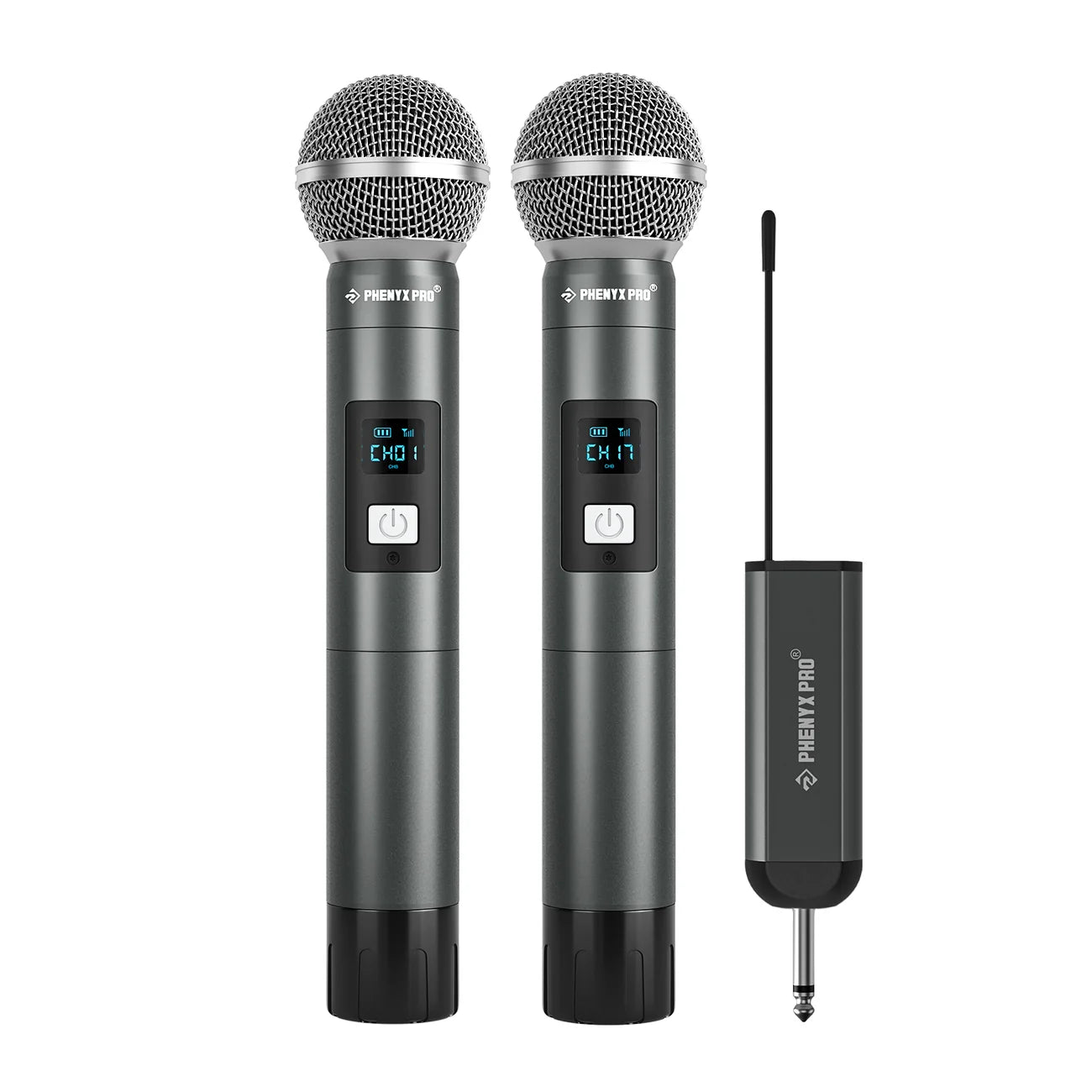 Phenyx Pro PDP-2-2H Dual Digital Portable Wireless Microphone System
