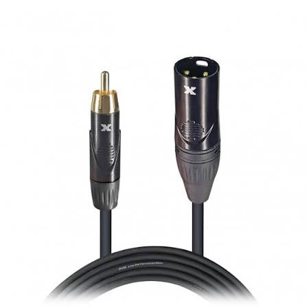 ProX RCA-XLRM Cable 25ft XC-RXM25